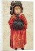 Girl with a muff, book illustration, late 19th or early 20th century by Anonymous Anonymous