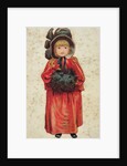 Girl with a muff, book illustration, late 19th or early 20th century by Anonymous Anonymous