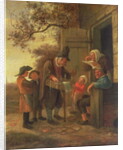 A Pedlar selling Spectacles outside a Cottage, c.1650-53 by Jan Havicksz. Steen