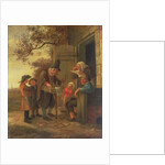 A Pedlar selling Spectacles outside a Cottage, c.1650-53 by Jan Havicksz. Steen