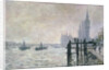 The Thames below Westminster, 1871 by Claude Monet