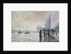 The Thames below Westminster, 1871 by Claude Monet