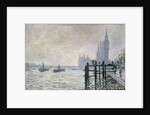 The Thames below Westminster, 1871 by Claude Monet
