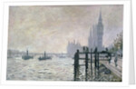 The Thames below Westminster, 1871 by Claude Monet