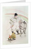 At the Circus: performing horse and monkey, 1899 by Henri de Toulouse-Lautrec
