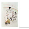 At the Circus: performing horse and monkey, 1899 by Henri de Toulouse-Lautrec