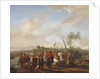 An army on the march by Philips Wouwermans or Wouwerman