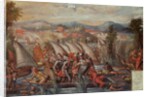 The Capture of Guatemoc, the last Aztec Emperor of Mexico by Spanish School