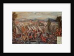 The Capture of Guatemoc, the last Aztec Emperor of Mexico by Spanish School