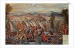 The Capture of Guatemoc, the last Aztec Emperor of Mexico by Spanish School