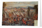 The Capture of Guatemoc, the last Aztec Emperor of Mexico by Spanish School