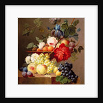 Still life with fruit and flowers by Anthony Obermann