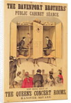 Poster advertising a psychic performance by the Davenport Brothers, 1865 by English School