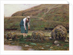 The Winkle Gatherer, 1869 by John Dawson Watson