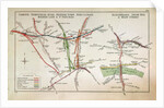 Transport map of London, c.1915 by English School