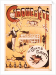 Poster advertising the Cirque d'Ete in the Champs Elysees, late 19th century by French School