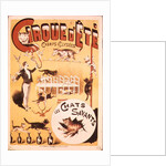 Poster advertising the Cirque d'Ete in the Champs Elysees, late 19th century by French School