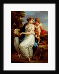 Sappho inspired by Love by Angelica Kauffman
