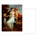 Sappho inspired by Love by Angelica Kauffman