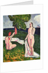 Two Bathers under a Tree, 1889 by Emile Bernard