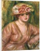 The Rose Hat or Portrait of Lady Hessling by Pierre Auguste Renoir