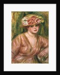 The Rose Hat or Portrait of Lady Hessling by Pierre Auguste Renoir