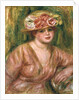 The Rose Hat or Portrait of Lady Hessling by Pierre Auguste Renoir