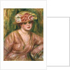 The Rose Hat or Portrait of Lady Hessling by Pierre Auguste Renoir