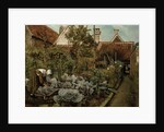 A Flemish Garden by Henri de Braekeleer