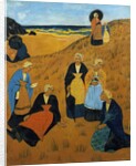Young Breton Women wearing Shawls, or The Girls of Douarnenez, 1895 by Paul Serusier