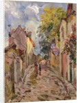 Village Street Scene by Alfred Sisley