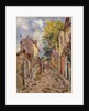 Village Street Scene by Alfred Sisley