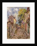 Village Street Scene by Alfred Sisley