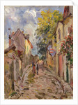 Village Street Scene by Alfred Sisley