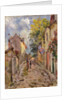 Village Street Scene by Alfred Sisley