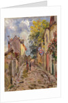Village Street Scene by Alfred Sisley