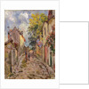 Village Street Scene by Alfred Sisley