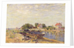 The Loing at Saint-Mammes, 1885 by Alfred Sisley
