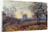 Landscape near Louveciennes, 1873 by Alfred Sisley