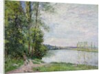 The Riverside Road from Veneux to Thomery, 1880 by Alfred Sisley