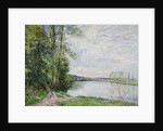 The Riverside Road from Veneux to Thomery, 1880 by Alfred Sisley