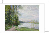 The Riverside Road from Veneux to Thomery, 1880 by Alfred Sisley