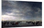 Ice Skaters, 1630-40 by Jan Josephsz van Goyen