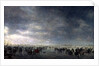 Ice Skaters, 1630-40 by Jan Josephsz van Goyen