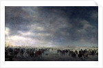 Ice Skaters, 1630-40 by Jan Josephsz van Goyen