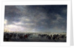 Ice Skaters, 1630-40 by Jan Josephsz van Goyen