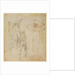 Male group and seated figure with child by Michelangelo Buonarroti