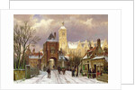 Winter Scene in Amsterdam by Willem Koekkoek