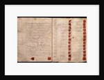 Articles of Union between England and Scotland from the House of Lords record office, 1707 by Anonymous