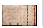 Articles of Union between England and Scotland from the House of Lords record office, 1707 by Anonymous